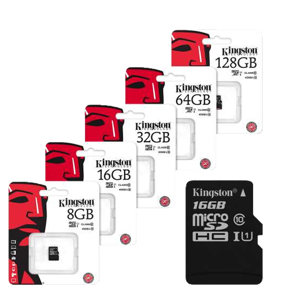 Kingston micro SD memóriakártya 16-128GB adattárolás