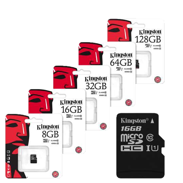 Kingston micro SD mem�riak�rtya 16-128GB adatt�rol�s