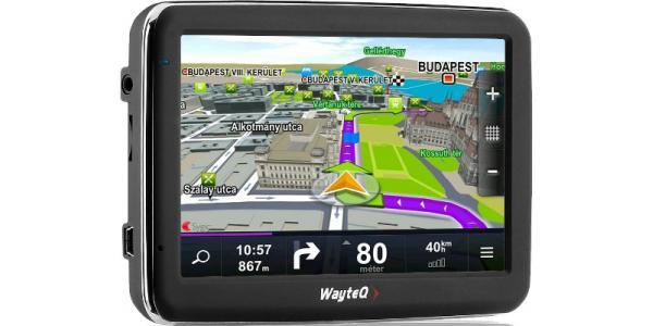 Navigáció Wayteq X985BT + Sygic GPS Navigation 3D